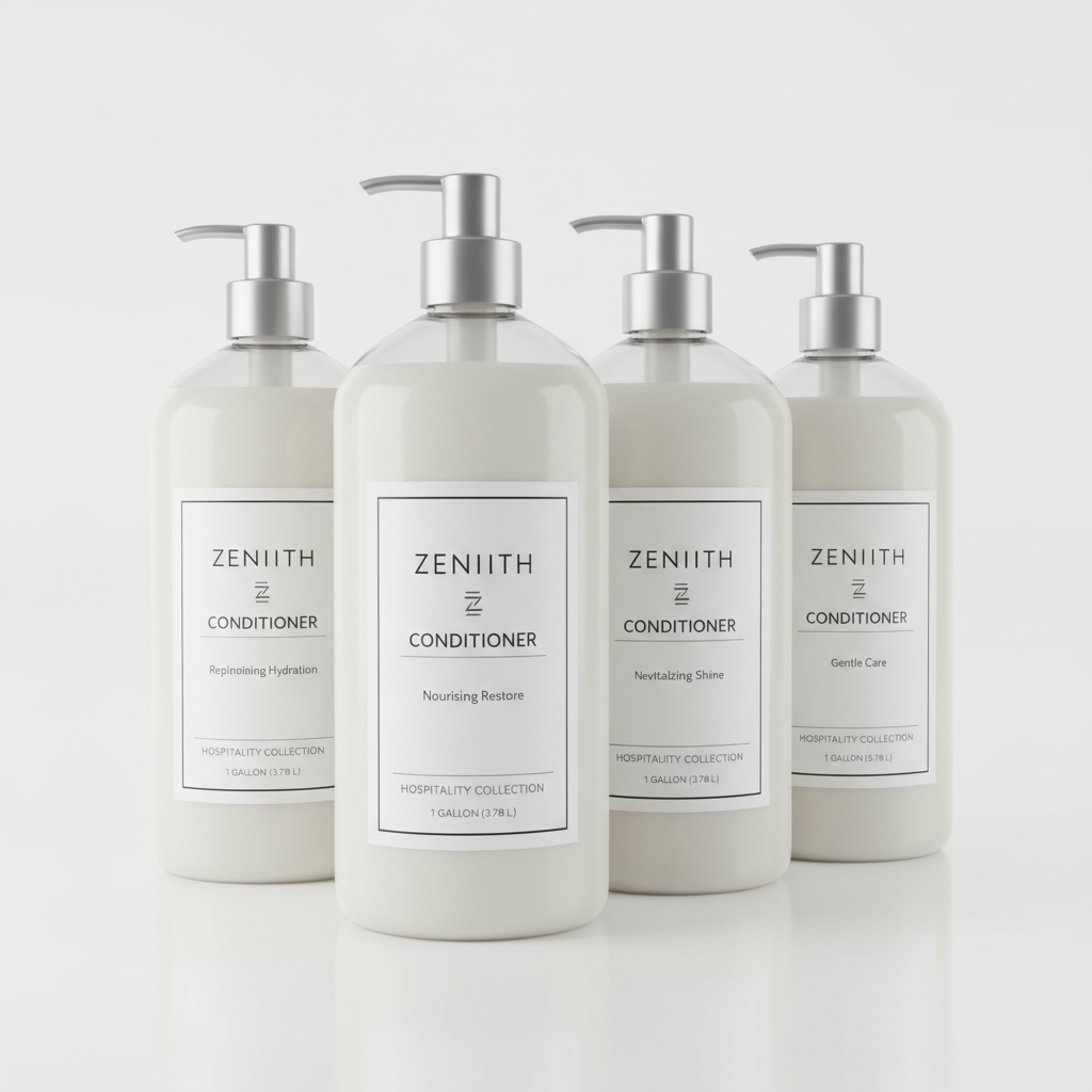 Hospitality Conditioner | One Gallon | Design to refill | 4-pack