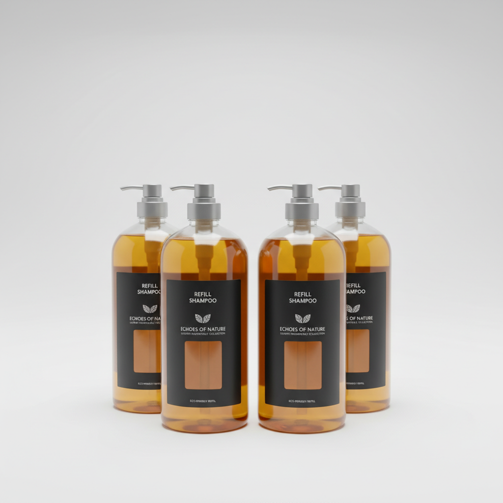 Hospitality Shampoo | One Gallon | Design to refill | 4-pack