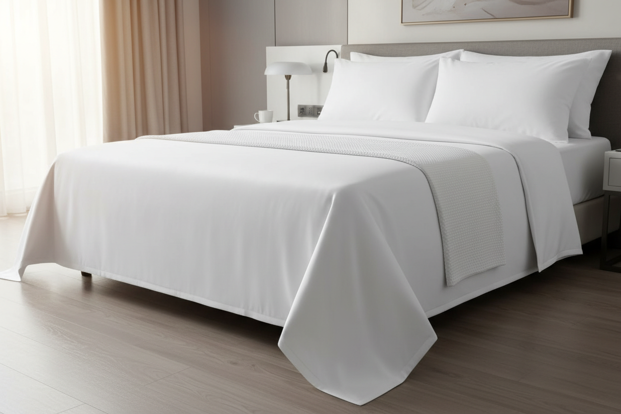 Premium Hospitality Fitted White Sheets | 12-pack